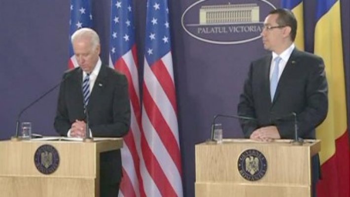 Biden i s-a adresat lui Ponta cu apelativul 